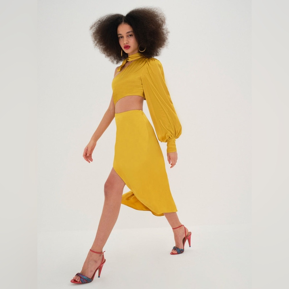 For Love & Lemons
MILA MIDI DRESS NWT $328